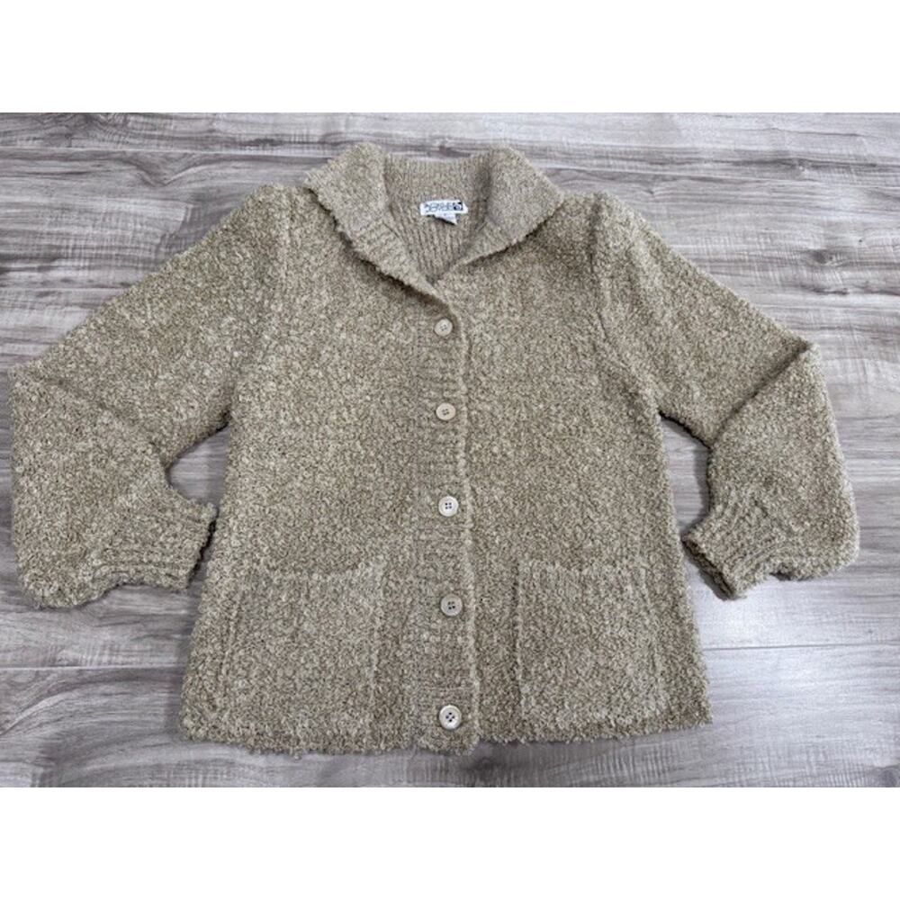 Vintage Adele Joyce Women's Wool Blend Cardigan Long Sleeve Sweater - Size S